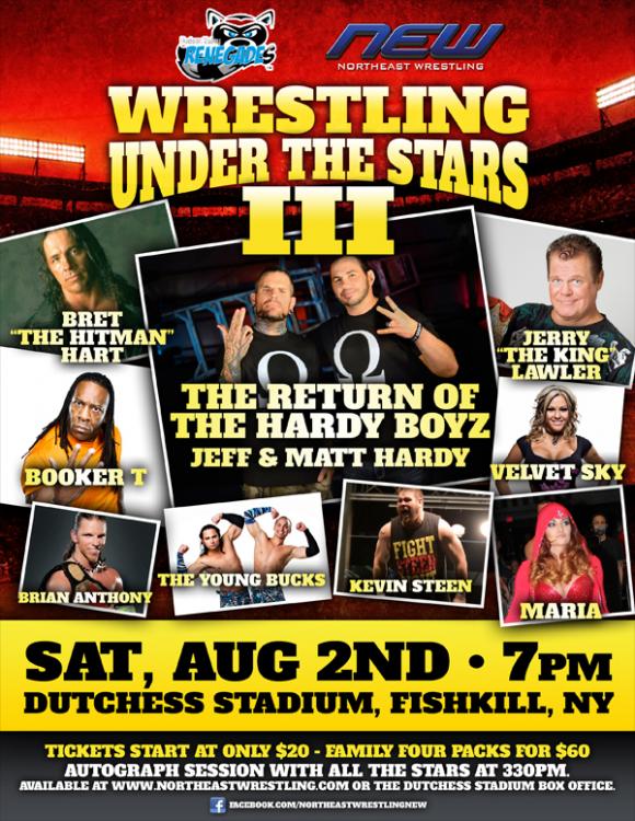 Indies: Resultados del show de NEW «Wrestling Under The Stars III» del 2 de&nbsp;agosto