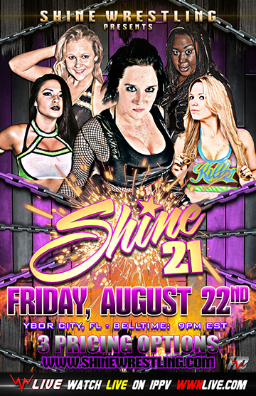 Indies Femeninas: Resultados del show Shine 21 del 22 de&nbsp;agosto