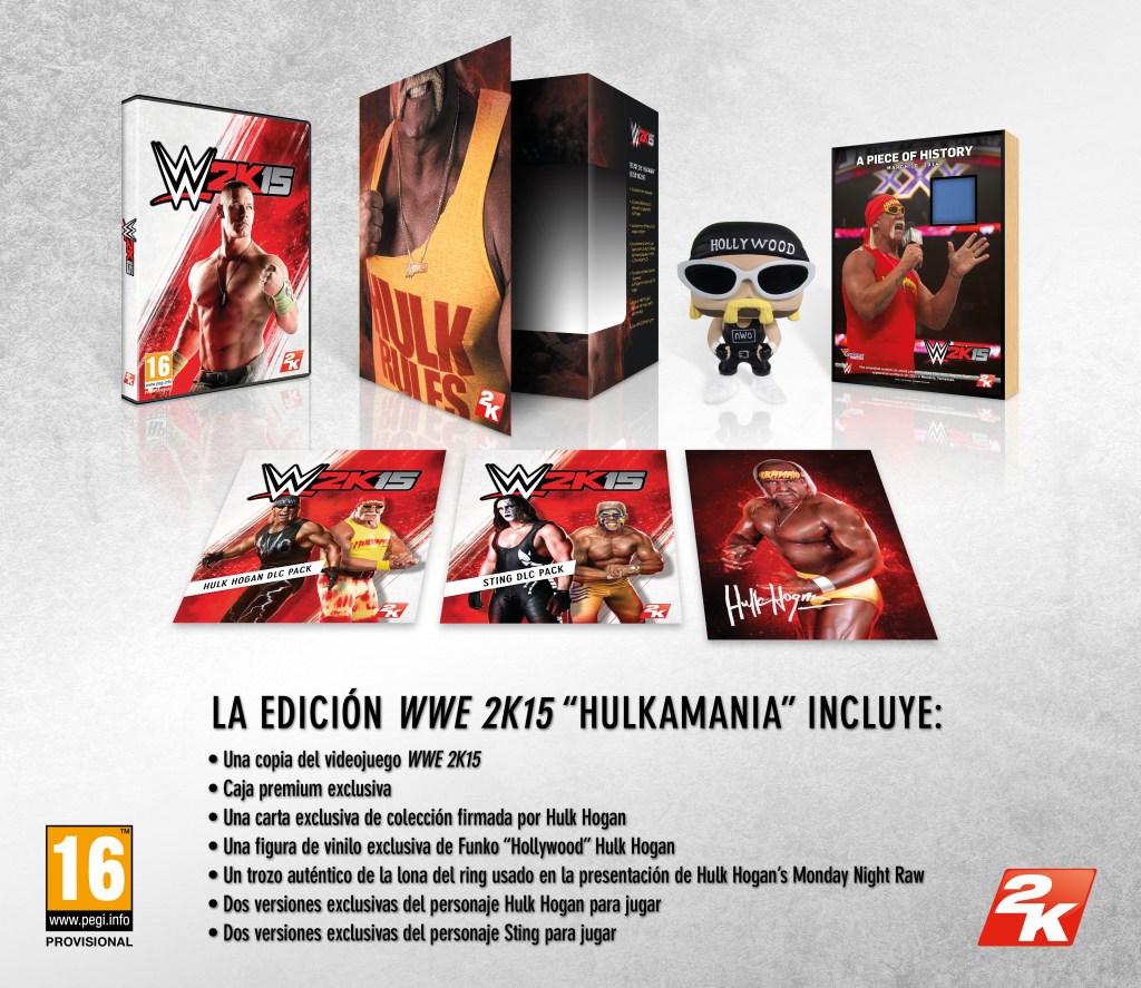 WWE 2K15 Hulkmania Edition Includes SPA