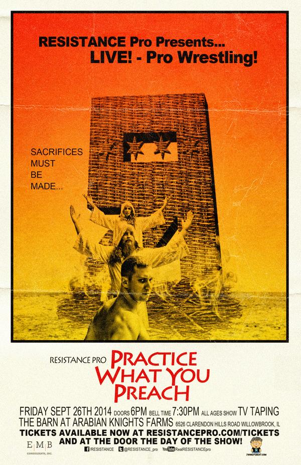 Indies: Resultados del show de Resistance Pro «Practice What you Preach» del 26 de&nbsp;septiembre