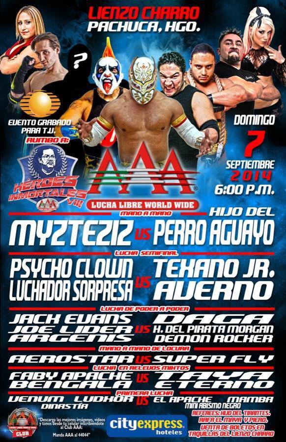 México: Resultados Triple A Pachuca (07/09/2014)