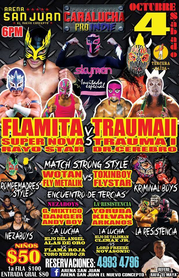 México: Resultados Arena San Juan&nbsp;(04/10/2014)