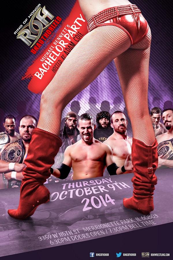 Indies: Resultados del show de Ring of Honor «Michael Bennett´s Bachelor Party» del 9 de&nbsp;octubre