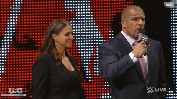 Triple H & Stephanie McMahon #WWE #RAW 