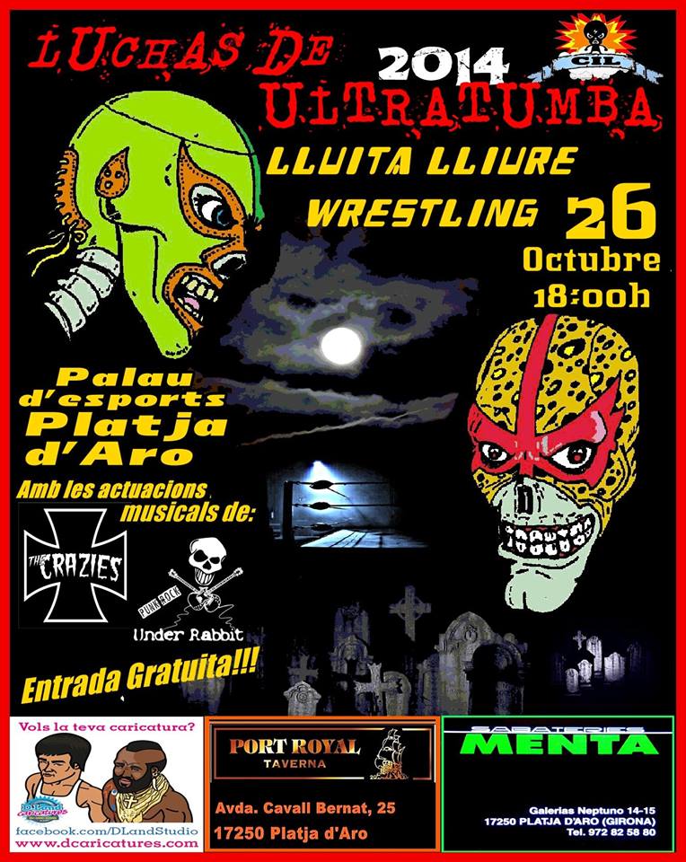 Lucha libre en España: Crónica oficial CIL «LUCHAS DE ULTRATUMBA» (26/10/2014)