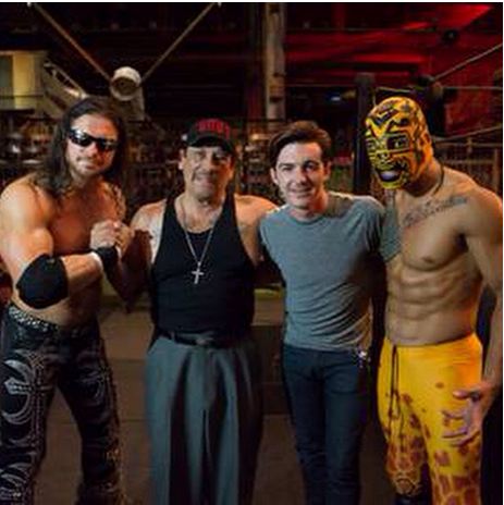 danny trego con Mundo y Prince Puma