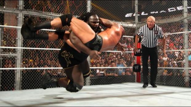 Hell In A Cell 2011 Mark Henry vs Randy Orton
