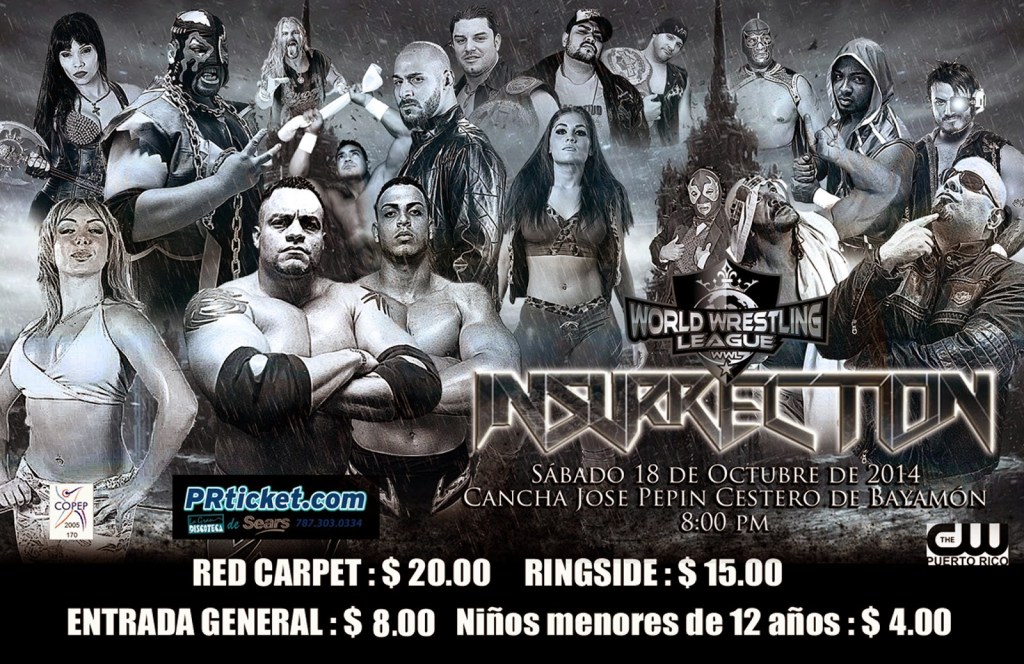 Concurso de pancartas: KgbWrestling regala cinco entradas para @WWLMundial #Insurrection.