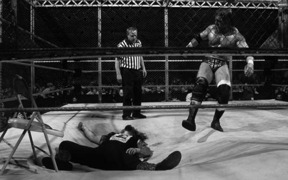 No Way Out 2000 Triple H vs Cactus Jack Hell In A Cell