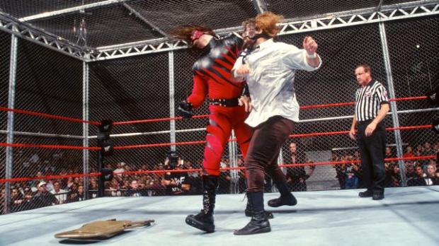 Raw Kane vs Mankind Hell In A Cell 1998 2