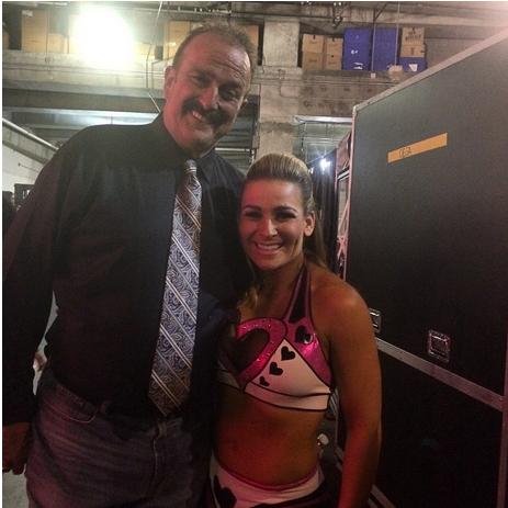 Snake Roberts en backstage de RAW