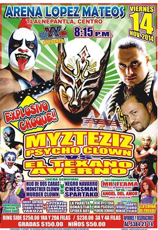 México: Resultados Arena López Mateos&nbsp;(14/11/2014)