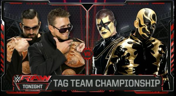 WWE Tag Team Championship rematch: The Miz & Mizdow (c) vs Goldust & Stardust