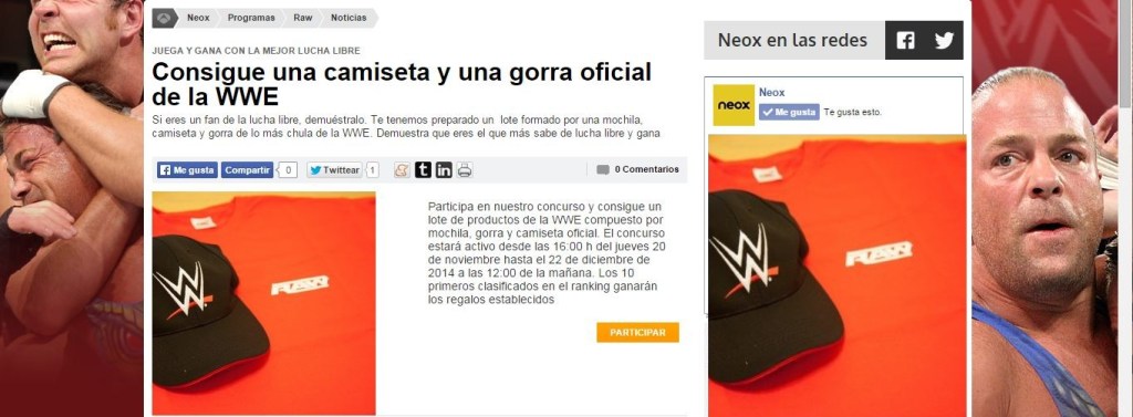 CONCURSO EN NEOX: ¿QUIERES GANAR UN LOTE DE PRODUCTOS OFICIALES DE&nbsp;WWE?