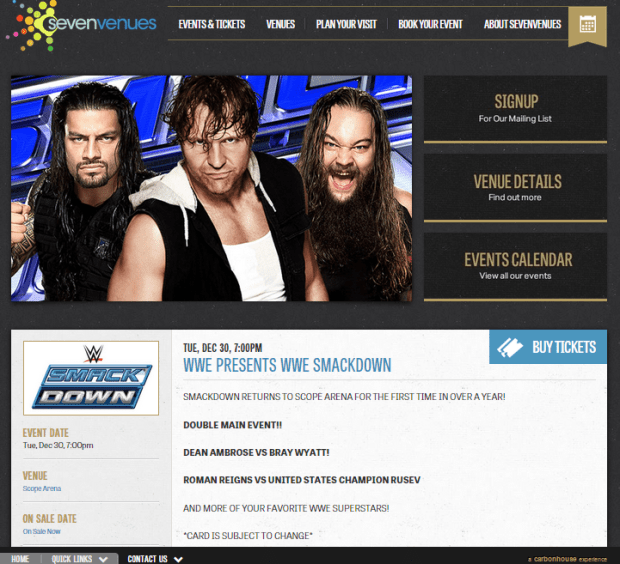 Norfolk Scope Arena SmackDown