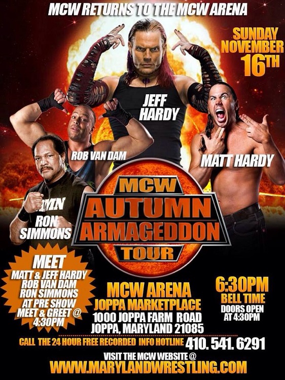 Indies: Resultados del tercer día del tour de MCW «Autumm Armageddon» del 16 de noviembre