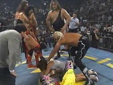 nWo Attacks Elizabeth & Randy Savage