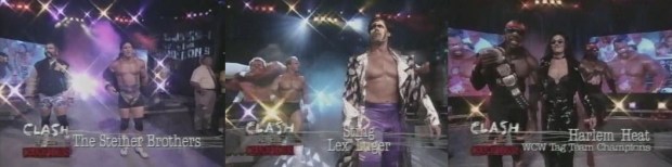 The Steiner Brothers vs Sting & Lex Luger vs Harlem Heat