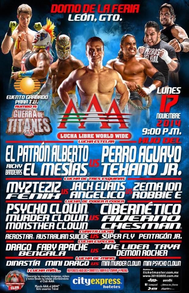 México: Resultados  Triple A&nbsp;(17/11/2014)