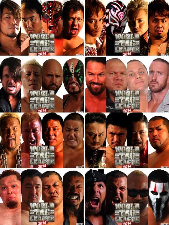Japón:   NJPW anuncia Participantes y Grupos  WORLD TAG LEAGUE&nbsp;2014