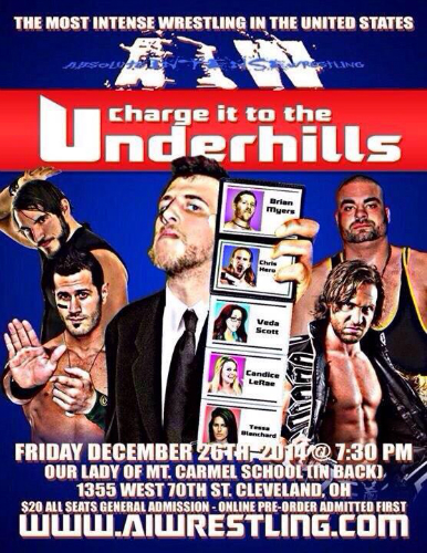 Resultados del show de AIW «Charge it to the Underhills» del 26 de&nbsp;diciembre