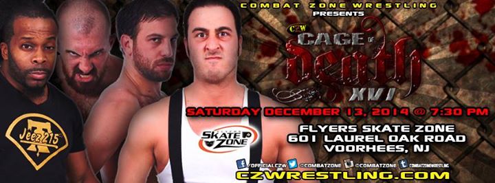 Resultados del show de CZW «Cage of Death XVI» del 13 de&nbsp;diciembre