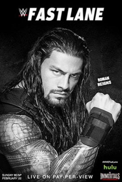 Roman Reigns protagonista del poster oficial de Fast&nbsp;Lane