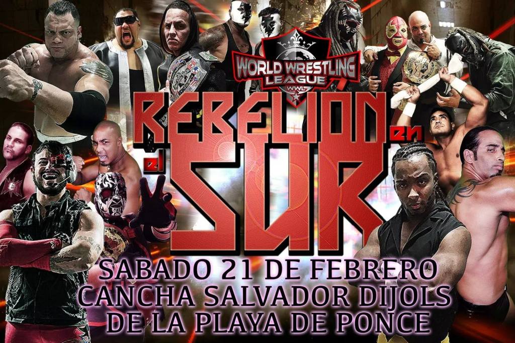 Rebelión en el Sur de la WWL a Ponce, Puerto Rico. «El Sensacional» Carlitos reta a un encuentro al «Dueño del&nbsp;Mundo»