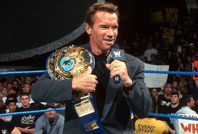 WWE Hace oficial la entrada de Arnold Schwarzenegger al Hall of&nbsp;Fame