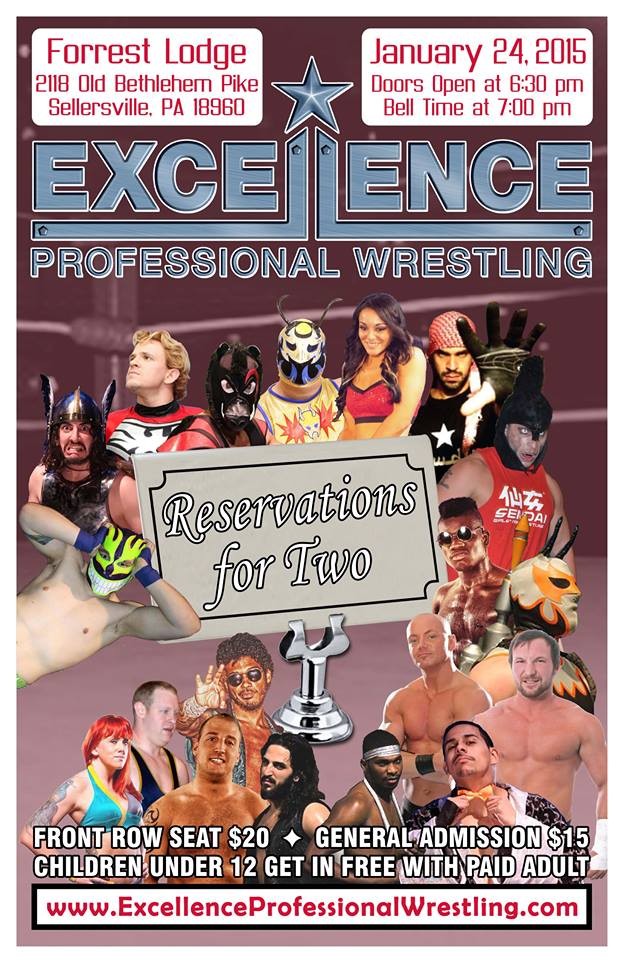 Resultados del show de Excellence Pro «Reservations for Two» del 25 de&nbsp;enero