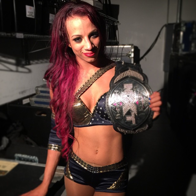 Imagen: Sasha Banks como la nueva NXT Women’s&nbsp;Champion