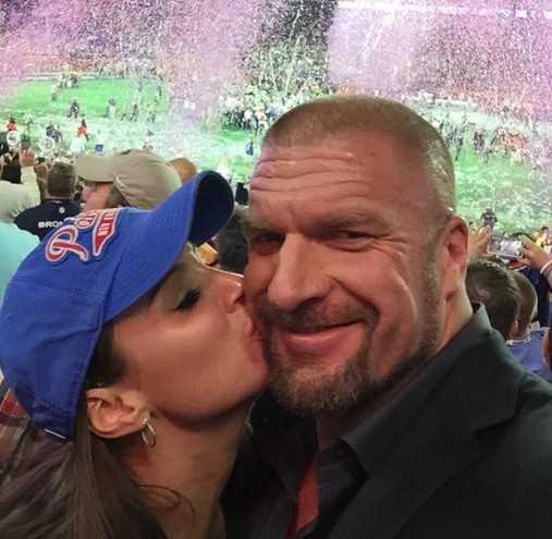 Triple H & Stephanie McMahon estuvieron en la&nbsp;Superbowl
