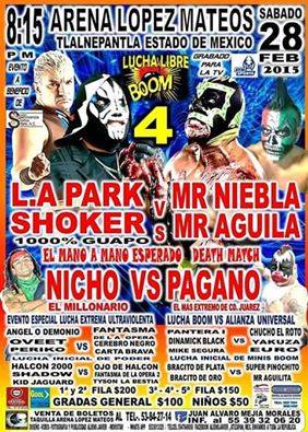 Resultados Lucha Boom Boom Arena López Mateos&nbsp;(28/02/2015)