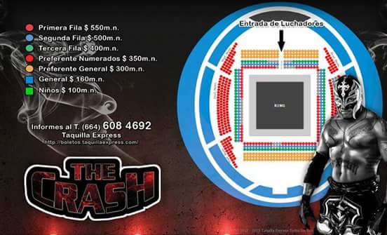 Precios Rey Mysterio en The Crash