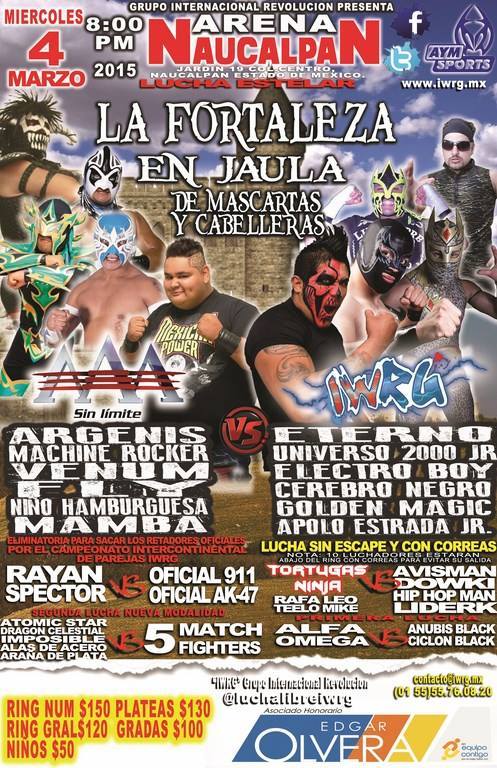 Resultados IWRG Arena Naucalpan&nbsp;(04/03/2015)