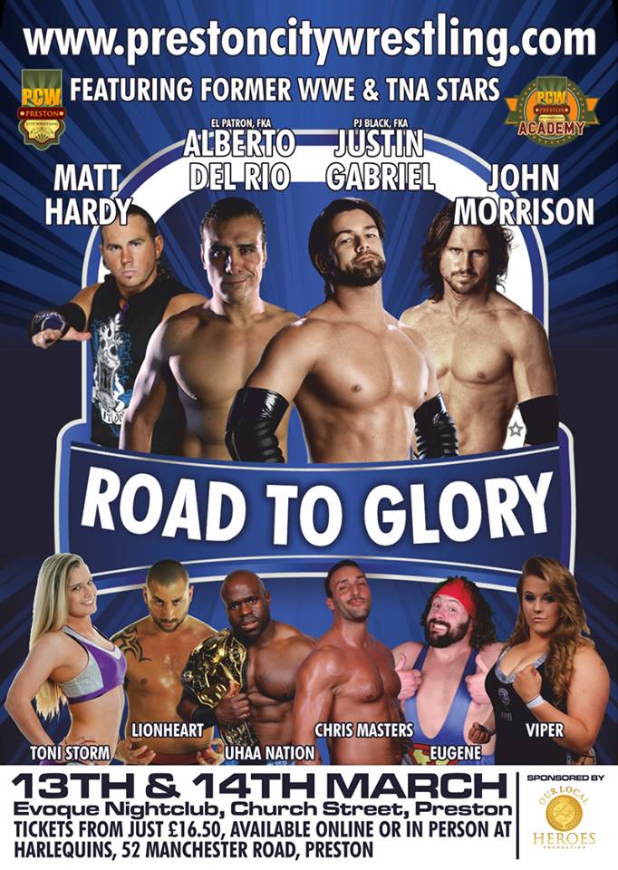 Resultados del segundo día del show de PCW «Road To Glory 2015» del 14 de&nbsp;marzo