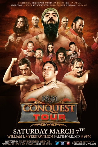 Resultados de las grabaciones para TV de Ring of Honor.&nbsp;(07/03/2015)