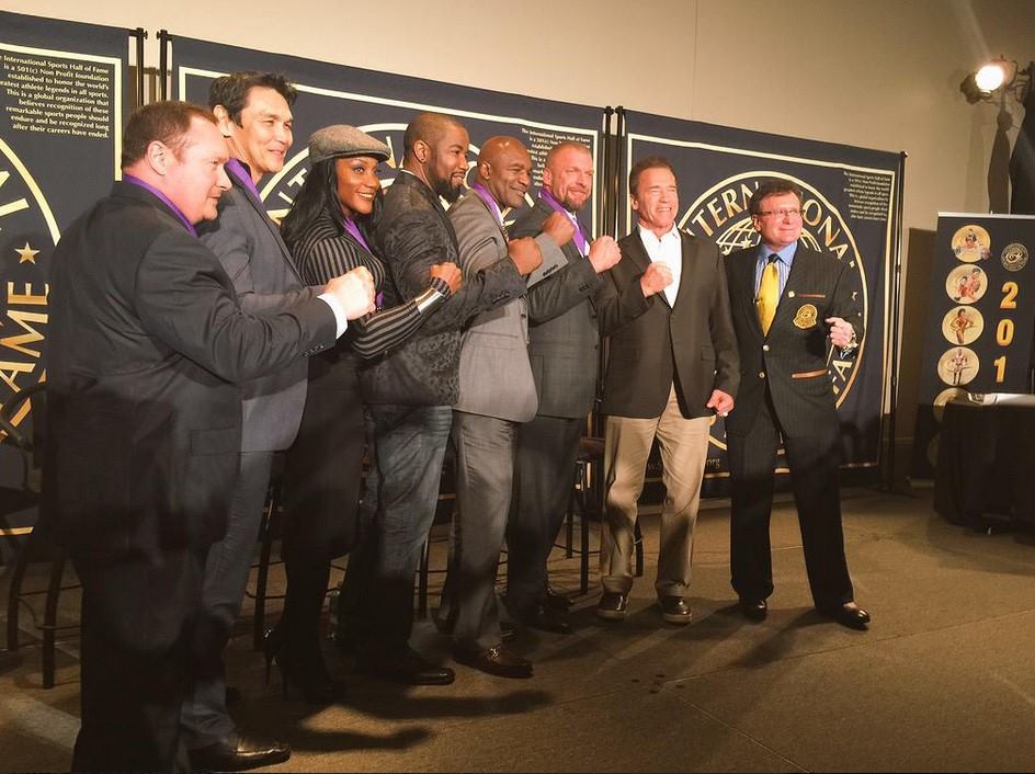 Fotos de Triple H en el HOF del Arnold Sport&nbsp;Festival