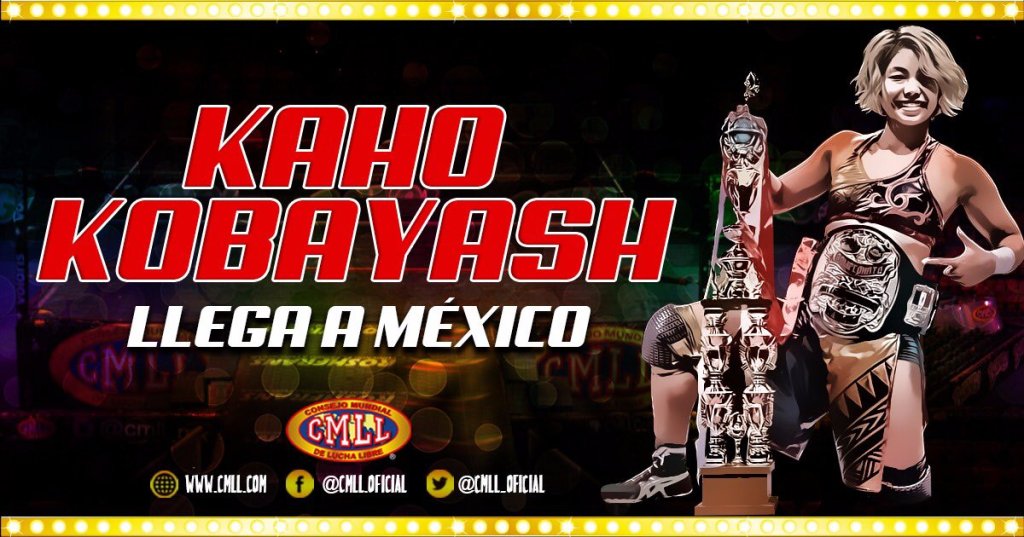 Kaho Kobayashi llega a&nbsp;CMLL